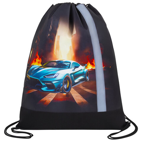 Мешок для обуви ЮНЛАНДИЯ ″Fire car″ Мешок для обуви ЮНЛАНДИЯ ″Fire car″