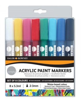 SIMPLY ACRYLIC PAINT MARKERS     Daler-Rowney