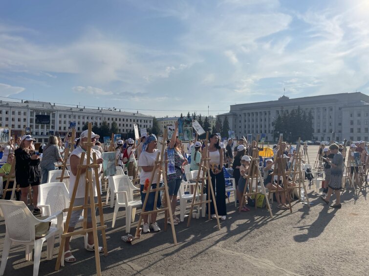 Масштабный мастер-класс на главной площади города Кирова Масштабный мастер-класс на главной площади города Кирова