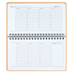Планинг недатированный ESCALADA, размер 190х110 мм, 68 л., твёрдый переплёт, искусственная кожа ″Бьянчини″ Планинг недатированный ESCALADA, размер 190х110 мм, 68 л., твёрдый переплёт, искусственная кожа ″Бьянчини″