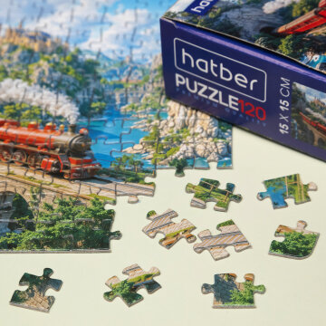 Поезд мечты: мини путешествие длиной в 120 деталей. Поезд мечты: мини путешествие длиной в 120 деталей.