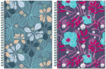 ТЕТРАДИ С ЖЕСТКОЙ ОБЛОЖКОЙ формата А5 на металлическом гребне от компании ПОЛИНОМ...
