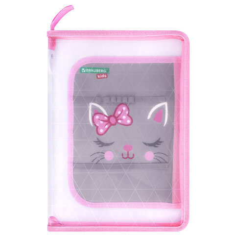 Папка для труда на молнии BRAUBERG KIDS ″Tiny cutie″ Папка для труда на молнии BRAUBERG KIDS ″Tiny cutie″