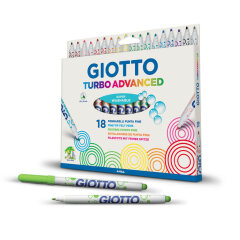 Giotto Turbo Advanced – смываемые фломастеры для детей Giotto Turbo Advanced – смываемые фломастеры для детей