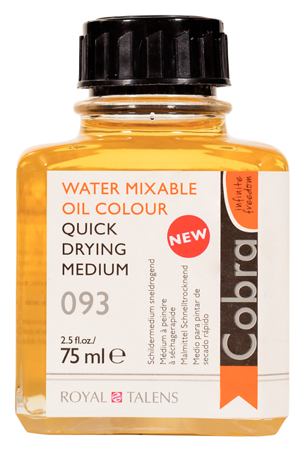 Медиум для красок Cobra Quick Drying 093, ускоряющий высыхание (75 мл) Медиум для красок Cobra Quick Drying 093, ускоряющий высыхание (75 мл)