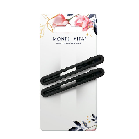 Заколки для волос MONTE VITA, чёрный, soft touch Заколки для волос MONTE VITA, чёрный, soft touch