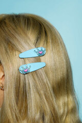 Набор заколок для волос «клик-клак» Феникс+, 2 шт., 5,5 см, голубой, подложка из мелованного картона + ПЭТ-пакет с европодвесом Набор заколок для волос «клик-клак» Феникс+, 2 шт., 5,5 см, голубой, подложка из мелованного картона + ПЭТ-пакет с европодвесом