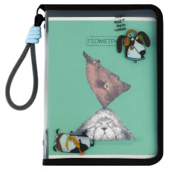 Папка для школьных тетрадей пластиковая Феникс+, формат А5, 500 мкм, чёрный Папка для школьных тетрадей пластиковая Феникс+, формат А5, 500 мкм, чёрный