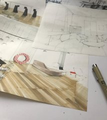 Маркеры Stylefile на выставке ″Интерьерный скетч″ Маркеры Stylefile на выставке ″Интерьерный скетч″