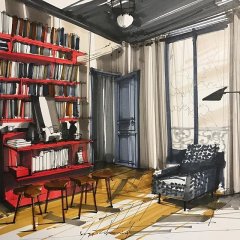Маркеры Stylefile на выставке ″Интерьерный скетч″ Маркеры Stylefile на выставке ″Интерьерный скетч″