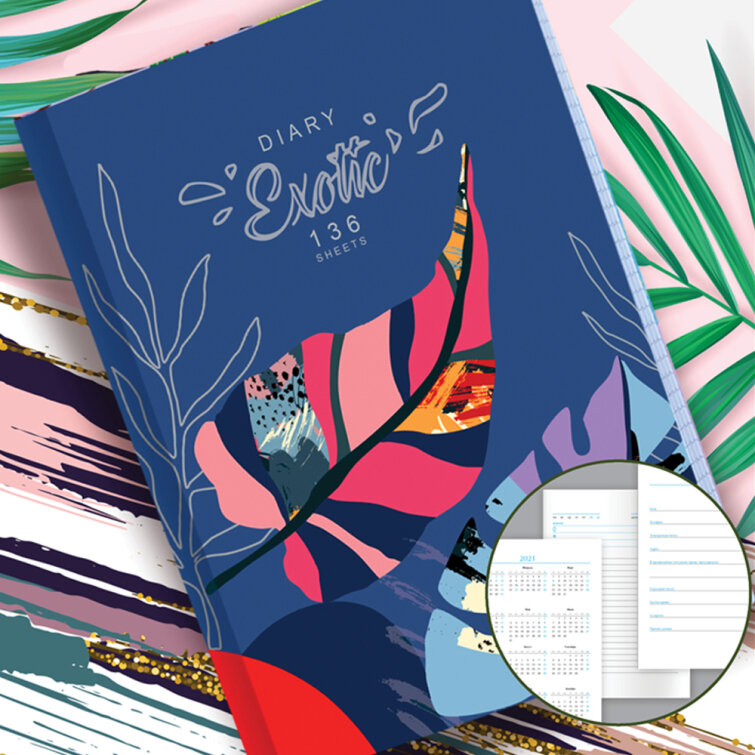 Ежедневник BG недатированный «Exotic» Ежедневник BG недатированный «Exotic»
