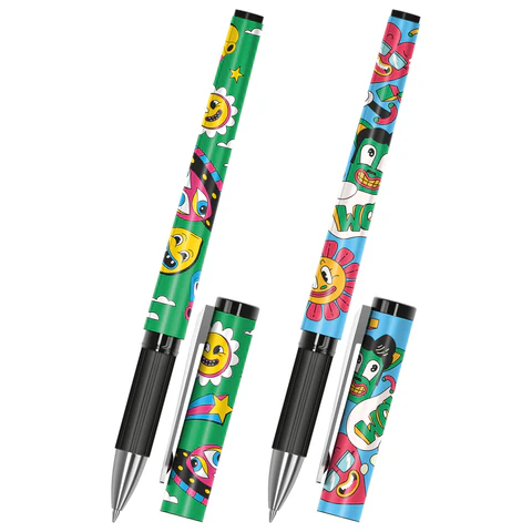 Ручка шариковая с грипом FUNSTER GRIP ″ATTENTION!″ Ручка шариковая с грипом FUNSTER GRIP ″ATTENTION!″