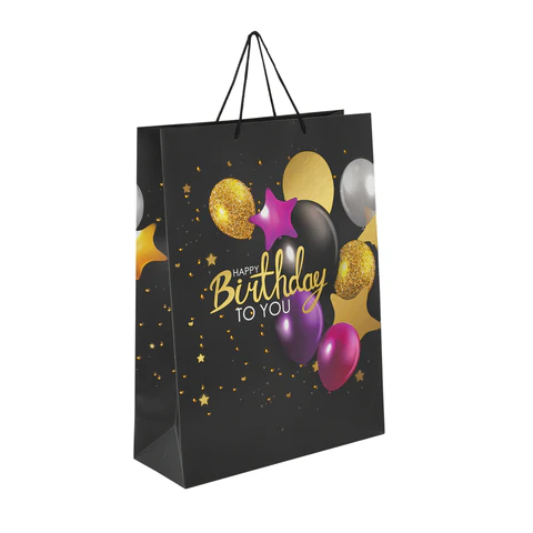 Пакет подарочный ″Happy Birthday″, ЗОЛОТАЯ СКАЗКА Пакет подарочный ″Happy Birthday″, ЗОЛОТАЯ СКАЗКА