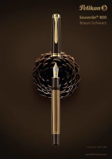 ���������� � �������: ����� ����� ������� ������������ Pelikan Souveran 800 Brown-Black