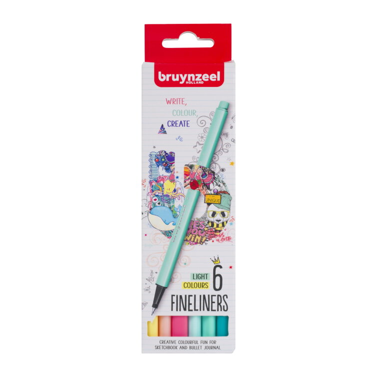 Набор капиллярных ручек Bruynzeel Teen Light Набор капиллярных ручек Bruynzeel Teen Light