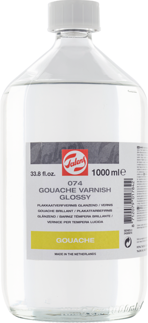 Глянцевый лак для гуаши Talens Gouache Varnish Glossy 074 (1 л) Глянцевый лак для гуаши Talens Gouache Varnish Glossy 074 (1 л)