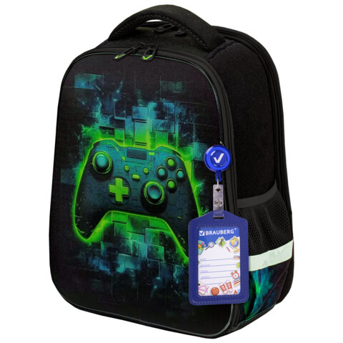 ����� BRAUBERG FIT, 2 ���������, ″Neon gamepad″