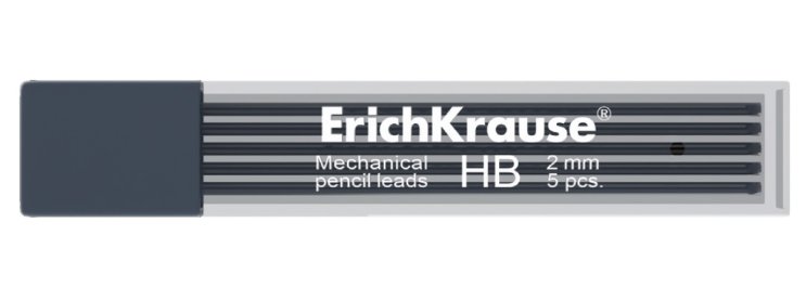 Набор 5 грифелей ErichKrause DRAFT для механических карандашей, 2.0 мм Набор 5 грифелей ErichKrause DRAFT для механических карандашей, 2.0 мм