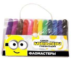 Утолщенные фломастеры для детского творчества в коллекции «Миньоны» от Centrum. Утолщенные фломастеры для детского творчества в коллекции «Миньоны» от Centrum.