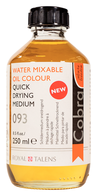 Медиум для красок Cobra Quick Drying 093, ускоряющий высыхание (250 мл) Медиум для красок Cobra Quick Drying 093, ускоряющий высыхание (250 мл)