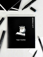 Тетрадь предметная арт. 69831/ ДЛЯ СОЧИНЕНИЙ /48 л., А5+, вн.блок - линия, выборочный ТВИН УФ-лак,