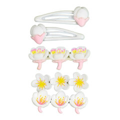 Набор заколок для волос «клик-клак», «зажим» Феникс+, 5 шт., 6,8 см, белый, подложка из мелованного картона + ПЭТ-пакет с европодвесом Набор заколок для волос «клик-клак», «зажим» Феникс+, 5 шт., 6,8 см, белый, подложка из мелованного картона + ПЭТ-пакет с европодвесом