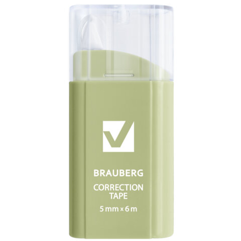 Корректирующая лента BRAUBERG COMPACT PASTEL Корректирующая лента BRAUBERG COMPACT PASTEL