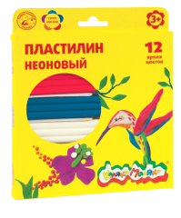 Неоновый пластилин Каляка-Маляка® 6 и 12 цветов