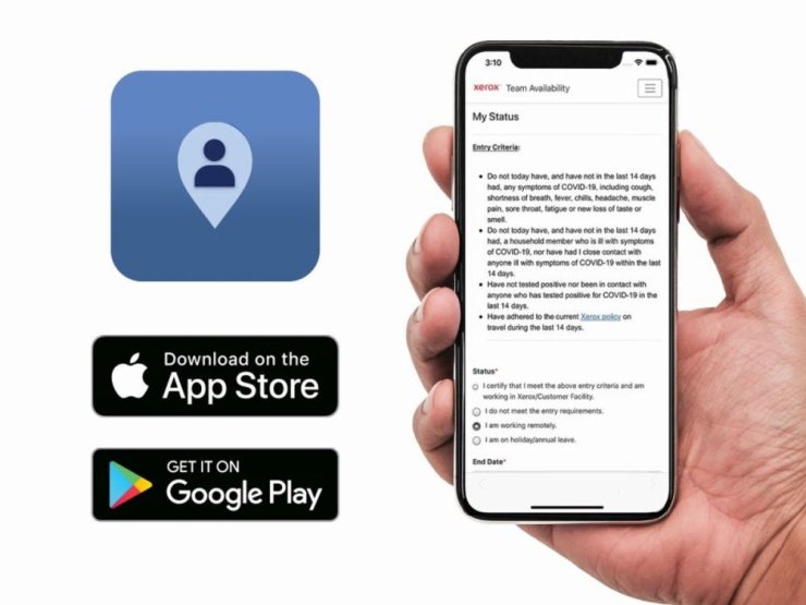 Новое приложение Xerox Team Availability App поможет лучше управлять гибкой рабочей средой Новое приложение Xerox Team Availability App поможет лучше управлять гибкой рабочей средой