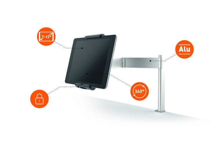 Держатель для планшета TABLET HOLDER со струбциной Держатель для планшета TABLET HOLDER со струбциной