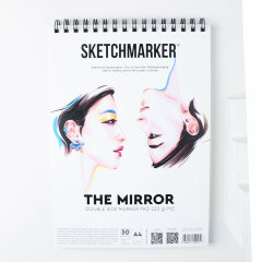 Скетчбук с двусторонней бумагой SKETCHMARKER THE MIRROR (A4) Скетчбук с двусторонней бумагой SKETCHMARKER THE MIRROR (A4)