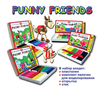 Новая серия пластилина «Fanny Friends» Новая серия пластилина «Fanny Friends»