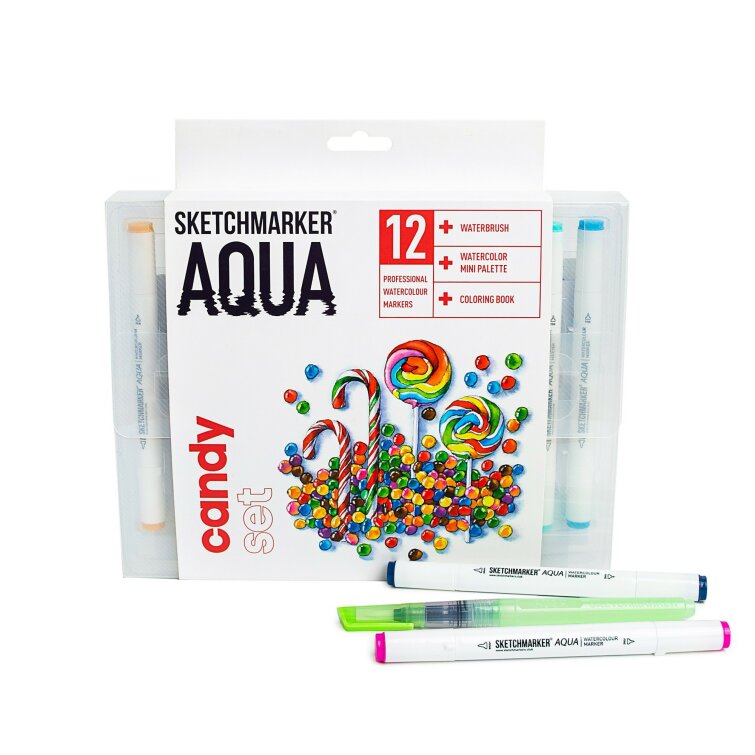    SKETCHMARKER Aqua 12 Candy Set − «»