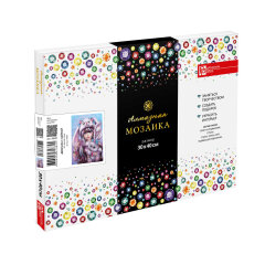 Алмазная мозаика ДЕВУШКА С ЗАЙКОЙ, 30*40 см, 23 цветов страз, картонная коробка Алмазная мозаика ДЕВУШКА С ЗАЙКОЙ, 30*40 см, 23 цветов страз, картонная коробка