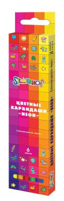Неоновые цветные карандаши Silwerhof Неоновые цветные карандаши Silwerhof
