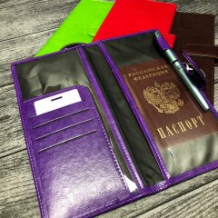 Органайзер-обложка для путешествий из искусственной кожи ″Сариф″ от Escalada Органайзер-обложка для путешествий из искусственной кожи ″Сариф″ от Escalada