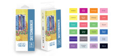 Набор линеров SKETCHMARKER Artist Fine Pen 24 Basic Set A Набор линеров SKETCHMARKER Artist Fine Pen 24 Basic Set A
