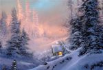 Новый год. Мастер-классы. Зимний пейзаж