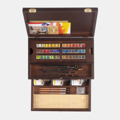 Набор акварели Rembrandt Wood Box Master Set (42 цвета + аксессуары в деревянном коробе) Набор акварели Rembrandt Wood Box Master Set (42 цвета + аксессуары в деревянном коробе)