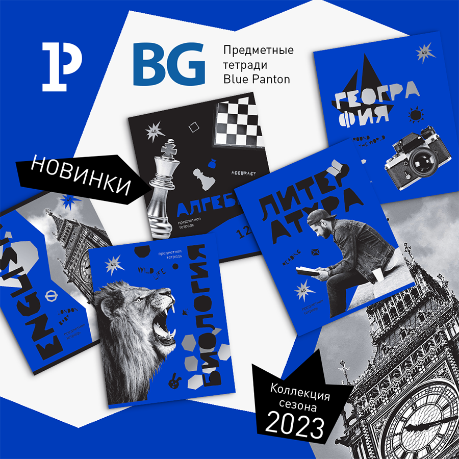 Гармония с BG: новая серия предметных тетрадей Blue Panton