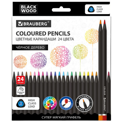 ��������� ������� ������ ������ BRAUBERG BLACK WOOD,