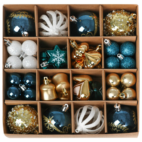 Шары ёлочные ″Magic Box″, ЗОЛОТАЯ СКАЗКА, набор 56 штук Шары ёлочные ″Magic Box″, ЗОЛОТАЯ СКАЗКА, набор 56 штук