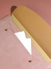 Папка для документов ESCALADA, формат А4+, мягкий переплёт, запаянный край, искусственная кожа ″Спилок металлик″, блинтовое тиснение Папка для документов ESCALADA, формат А4+, мягкий переплёт, запаянный край, искусственная кожа ″Спилок металлик″, блинтовое тиснение