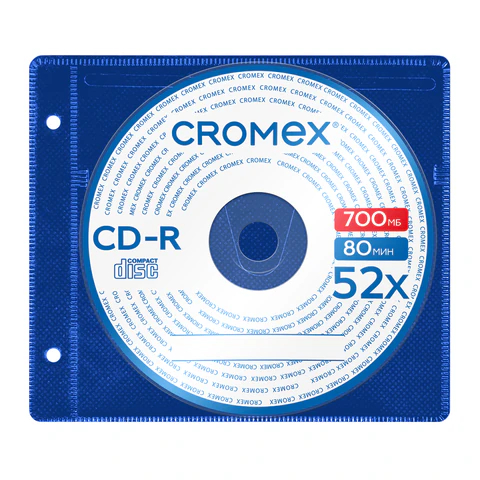 Диск CD-R CROMEX 700 Mb, комплект 50 штук Диск CD-R CROMEX 700 Mb, комплект 50 штук