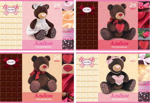 Альбом для рисования ″Choco&Milk″: шоколадно-ванильное вдохновение Альбом для рисования ″Choco&Milk″: шоколадно-ванильное вдохновение
