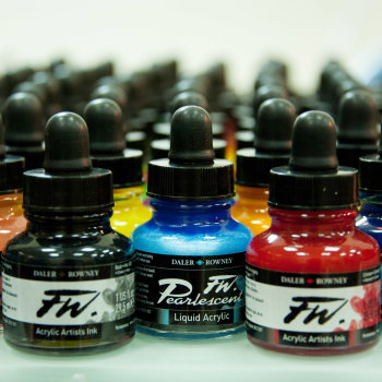 Daler-Rowney ″FW Artists″ - высокопигментированные акриловые чернила Daler-Rowney ″FW Artists″ - высокопигментированные акриловые чернила