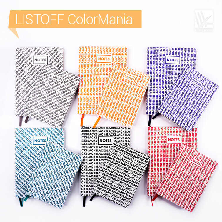 Rниги для записей Listoff ColorMania Rниги для записей Listoff ColorMania