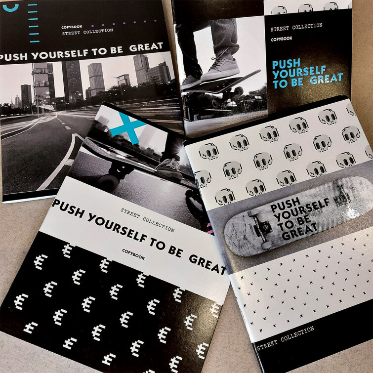 Тетради BG общие ″Street collection″: стильная урбанистика Тетради BG общие ″Street collection″: стильная урбанистика