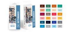 Набор линеров SKETCHMARKER Artist Fine Pen 24 Basic Set B Набор линеров SKETCHMARKER Artist Fine Pen 24 Basic Set B