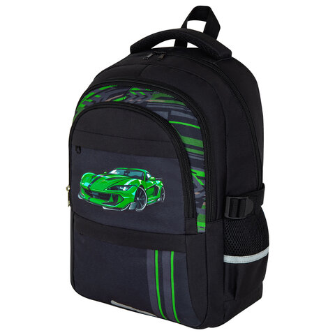 Рюкзак BRAUBERG VIBE ″Green car″ Рюкзак BRAUBERG VIBE ″Green car″